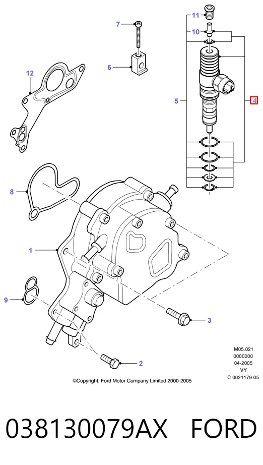 Wtryskiwacz paliwa Ford Galaxy I VY minivan (WGR) (2000 - 2006) cena, od 116,33 USD