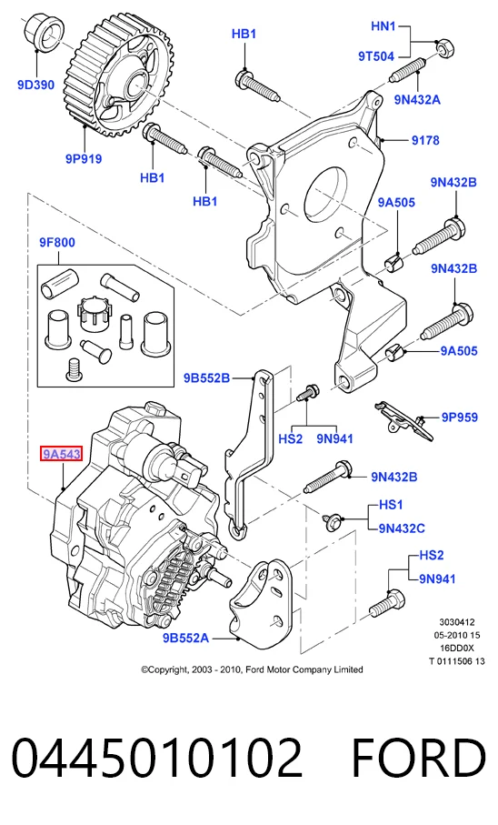 Pompa wtryskowa wysokiego ciśnienia Ford Fusion kombi (JU) (2002 - 2012) cena, od 40,86 USD