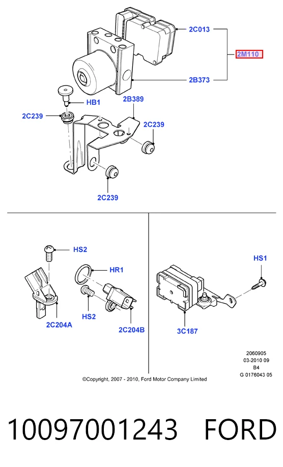  Sterownik ABS  hydrauliczny Ford Focus 2