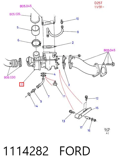 1114282 Ford Turbina
