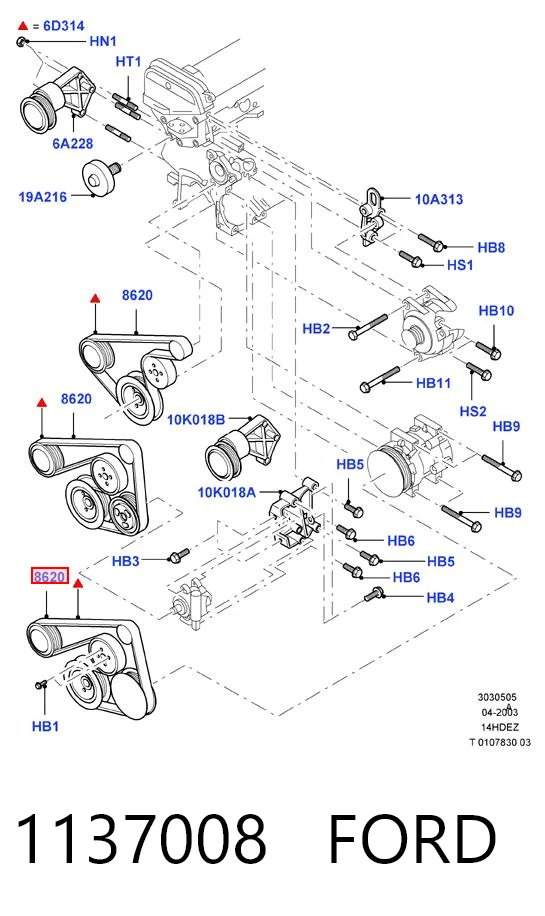 Do koszyka Pas napędowy mechanizmów SsangYong Actyon  