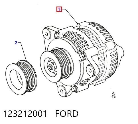 Alternator Ford Mondeo I hatchback (GBP) (1993 - 1996) cena, od 45,97 USD