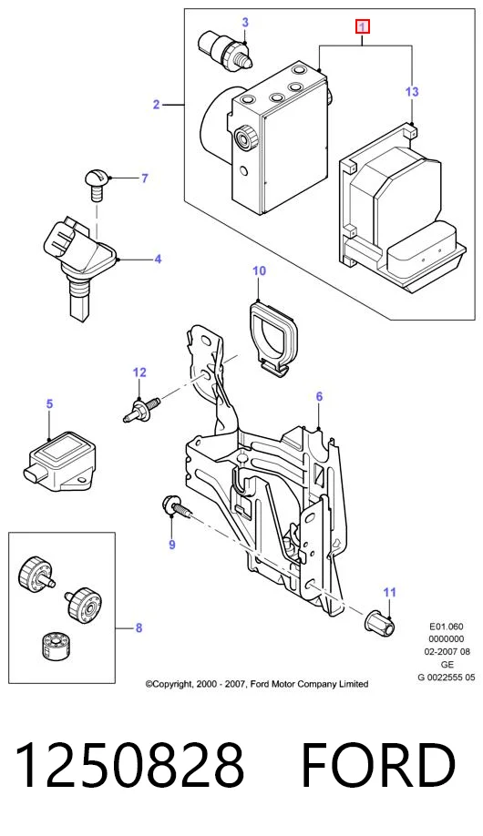 Sterownik ABS  hydrauliczny Ford Mondeo III sedana (B4Y) (2000 - 2007) cena, od 44,27 USD