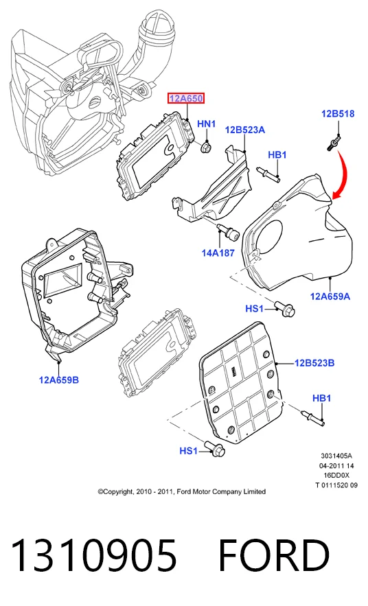 Sterownik silnika do Ford C-Max  DM2