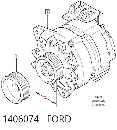 1406074 Ford Alternator