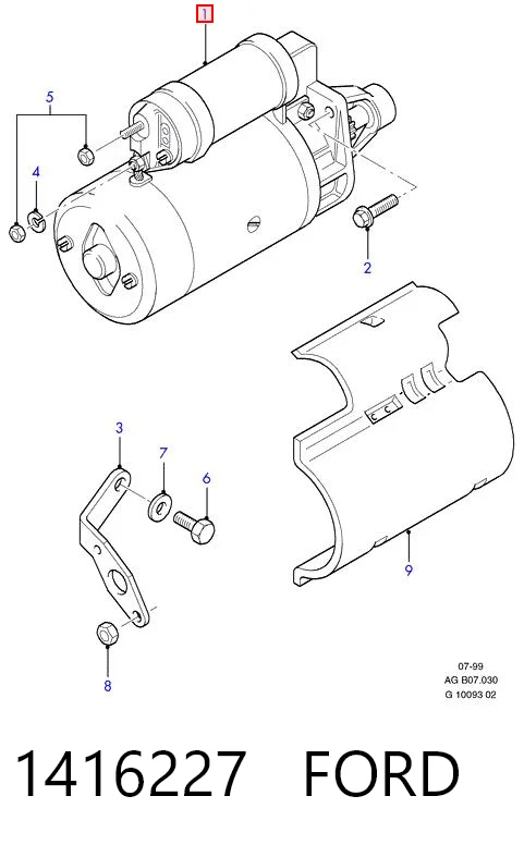 1416227 Ford Rozrusznik