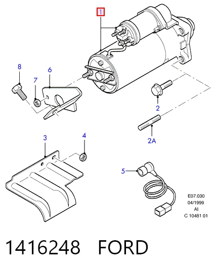 1416248 Ford Rozrusznik