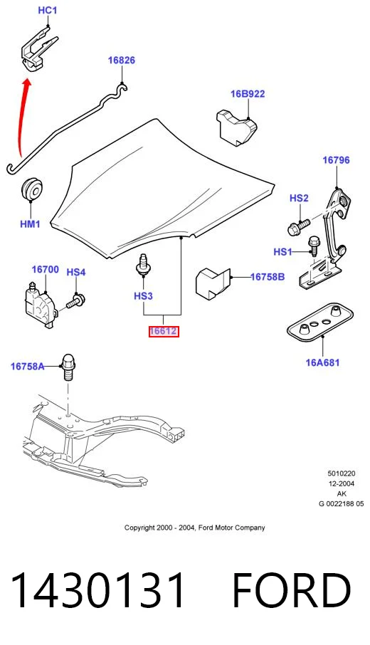 Maska silnika Ford Focus I kombi (DNW) (1999 - 2004) cena, od 199,48 USD