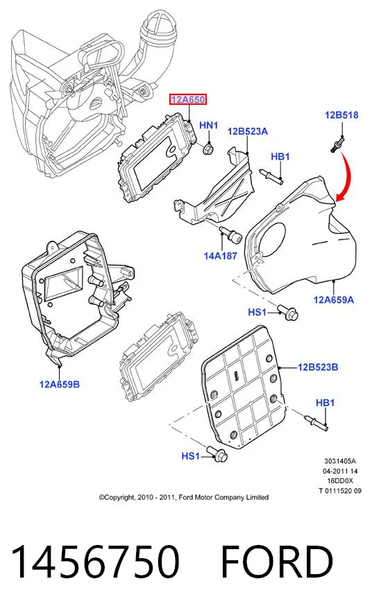 Sterownik silnika do Ford Focus II DA, FFS, DS