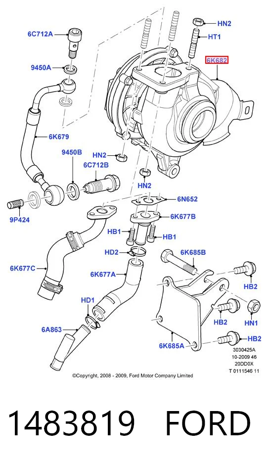 1483819 Ford Turbina