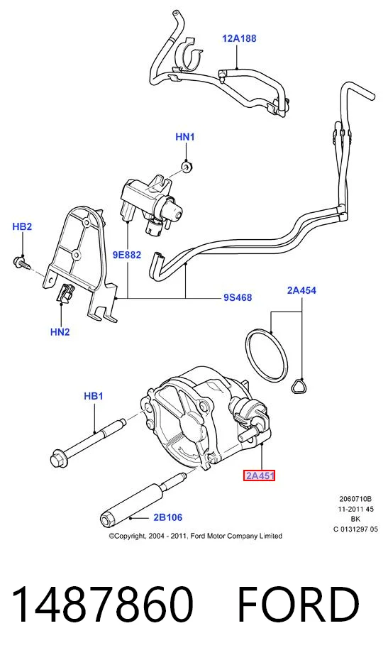 Pompa podciśnienia Ford Fusion 