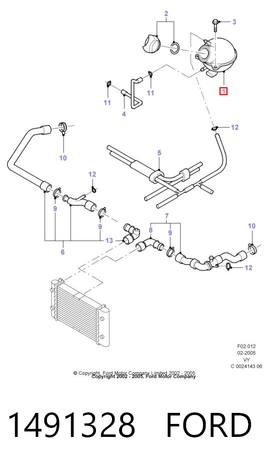 Kupić Zbiorniczek wyrównawczy układu chłodzenia Ford Galaxy  WGR w dobrej cenie
