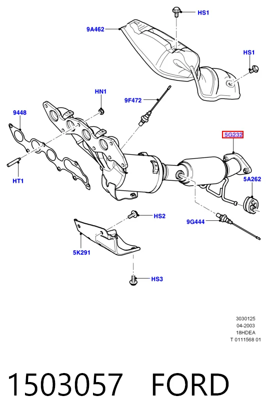 Konwerter-katalizator do Volvo V50  MW