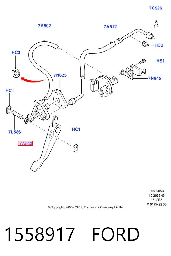 Cylinder sprzęgła główny do Ford Ka  RBT