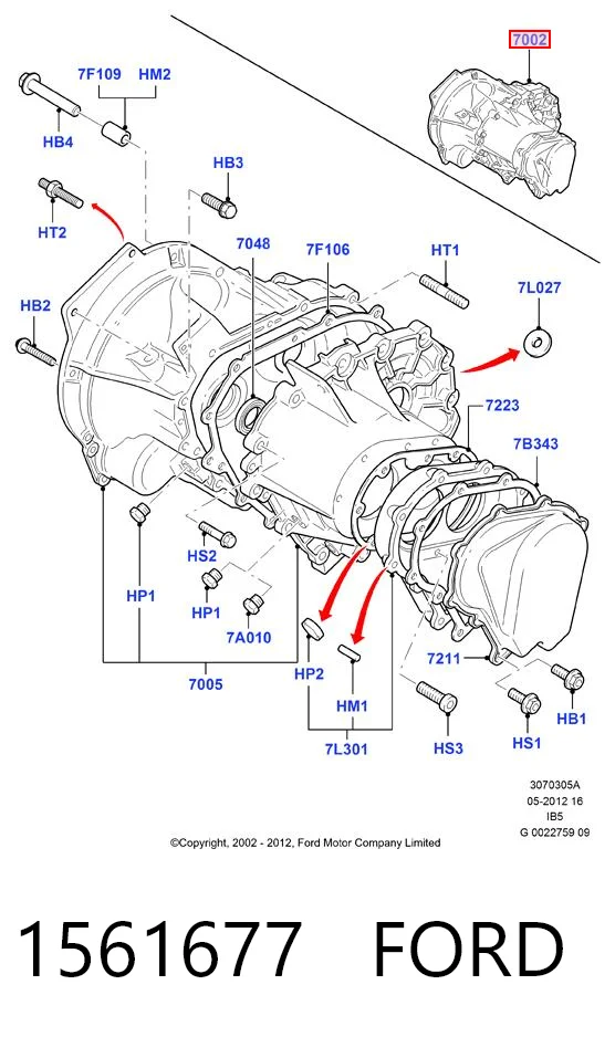Mechaniczna skrzynia biegów w komplecie do Ford Fiesta Mk5 JH, JD