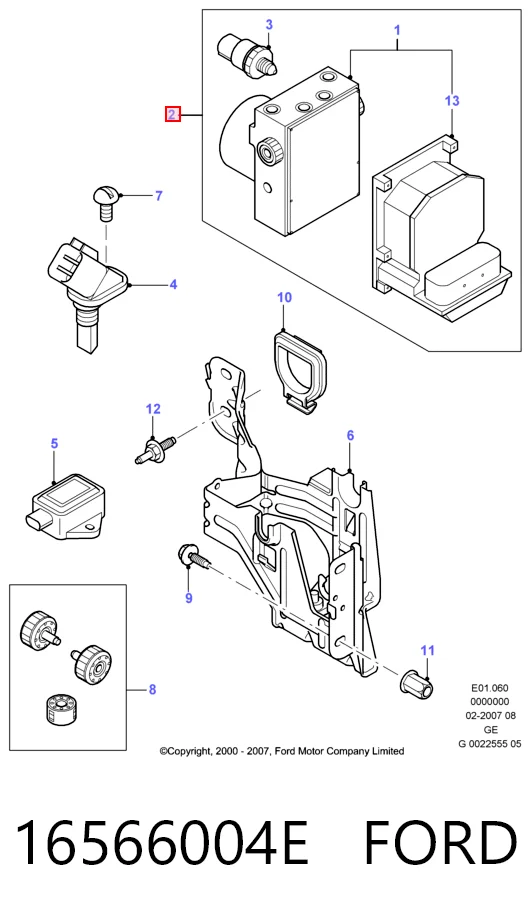 Sterownik ABS  hydrauliczny Ford Mondeo IV sedana (CA2) (2007 - 2014) cena, od 54,56 USD