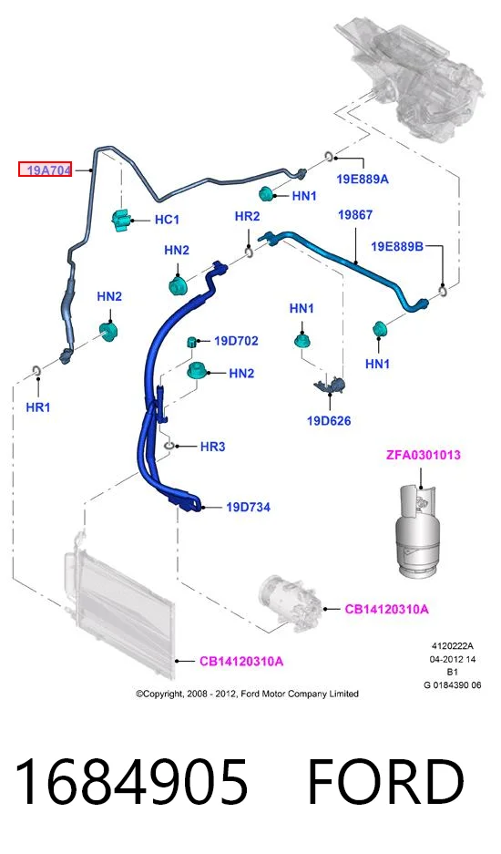81814346 NEW Holland Filtr oleju