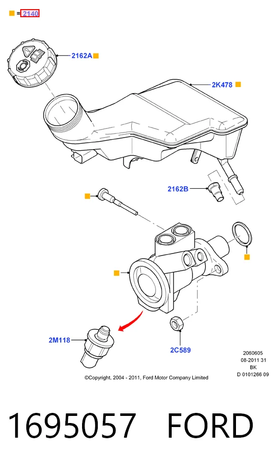  Główny cylinder hamulców Ford Fiesta 