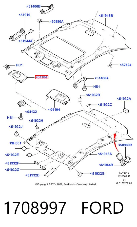Osłona przeciwsłoneczna do Ford Focus II DB, FCH, DH