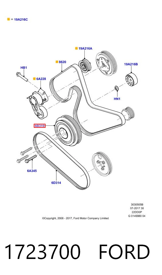 1723700 Ford