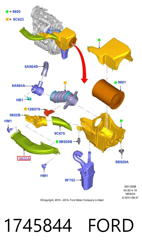  Focus II hatchback (2004-2011) oryginalny od 22,04 zł