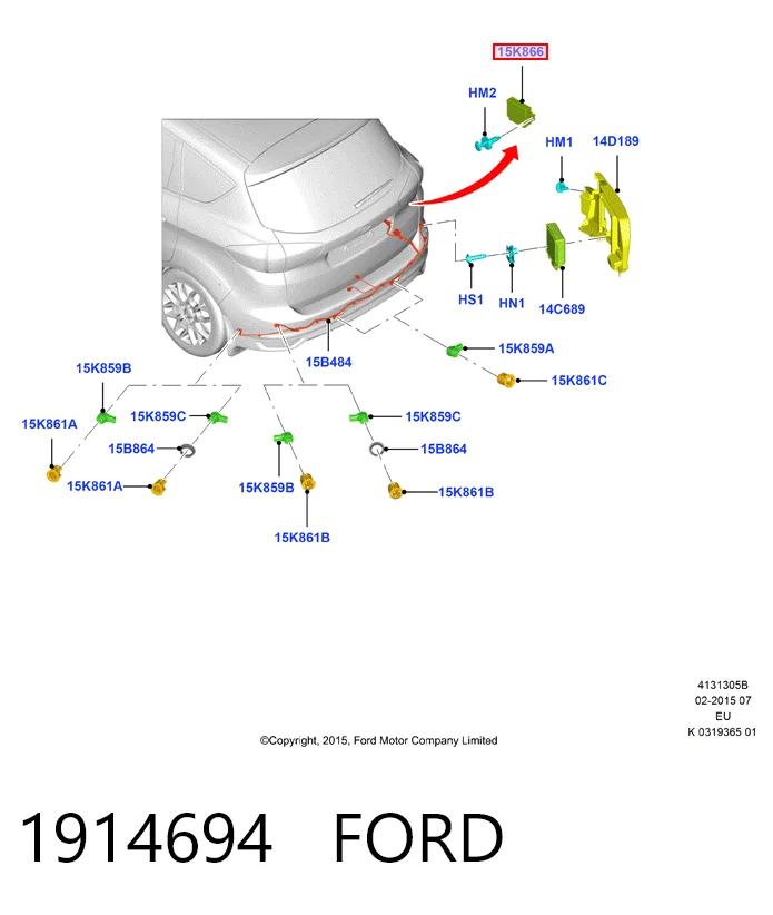 Zderzak przedni Opel Meriva B minivan (2010 - 2017) cena, od 154,06 USD