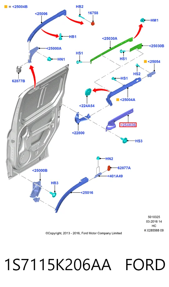 Lampa przeciwmgielna lewa Ford Mondeo III