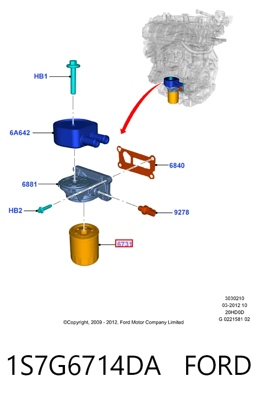 1S7G6714DA Ford