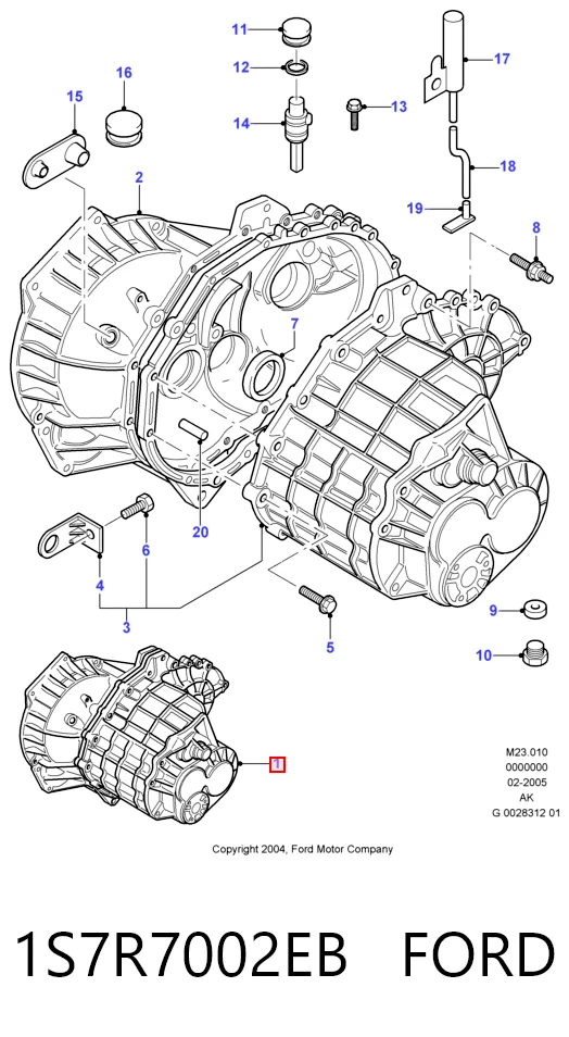 Mechaniczna skrzynia biegów w komplecie do Ford Mondeo III B4Y