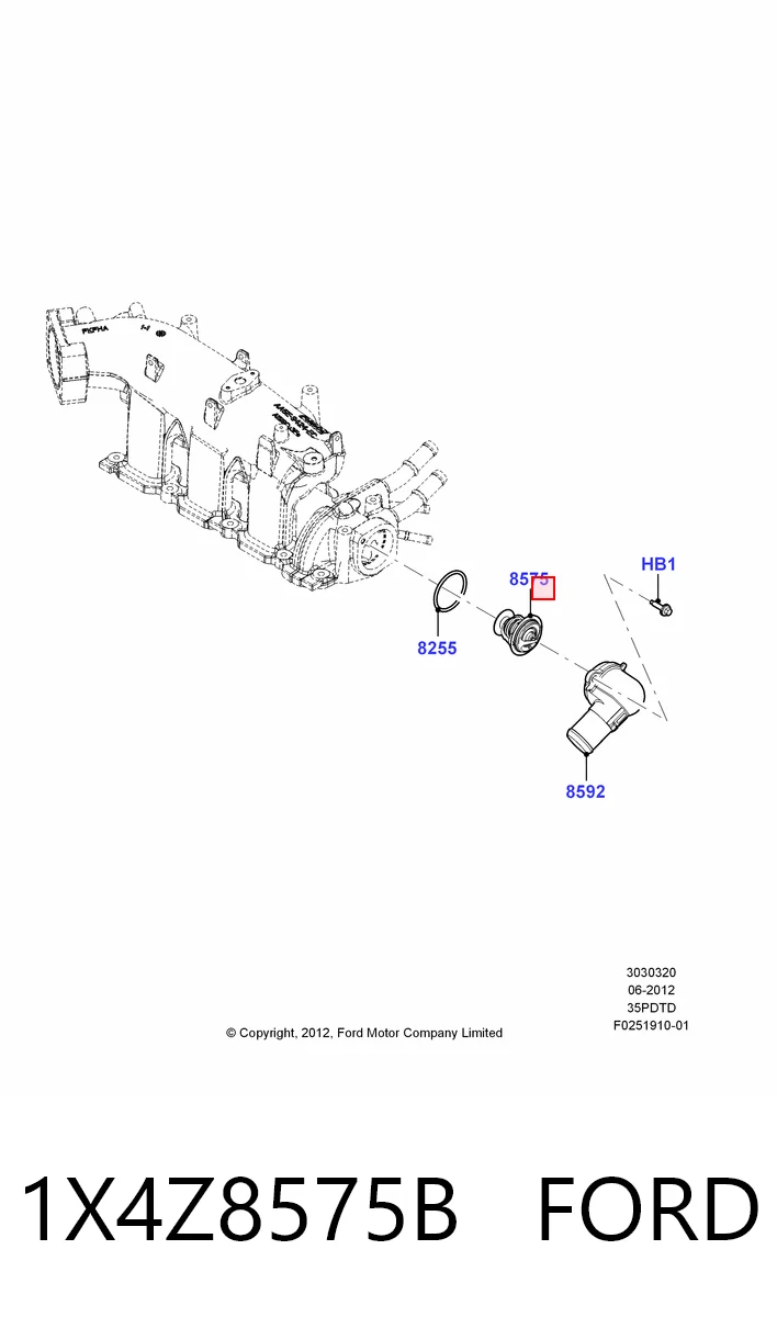 1X4Z8575B Ford
