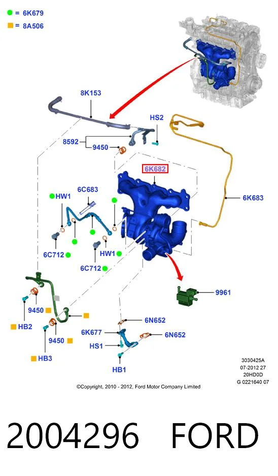 Turbina LR030849 Land Rover
