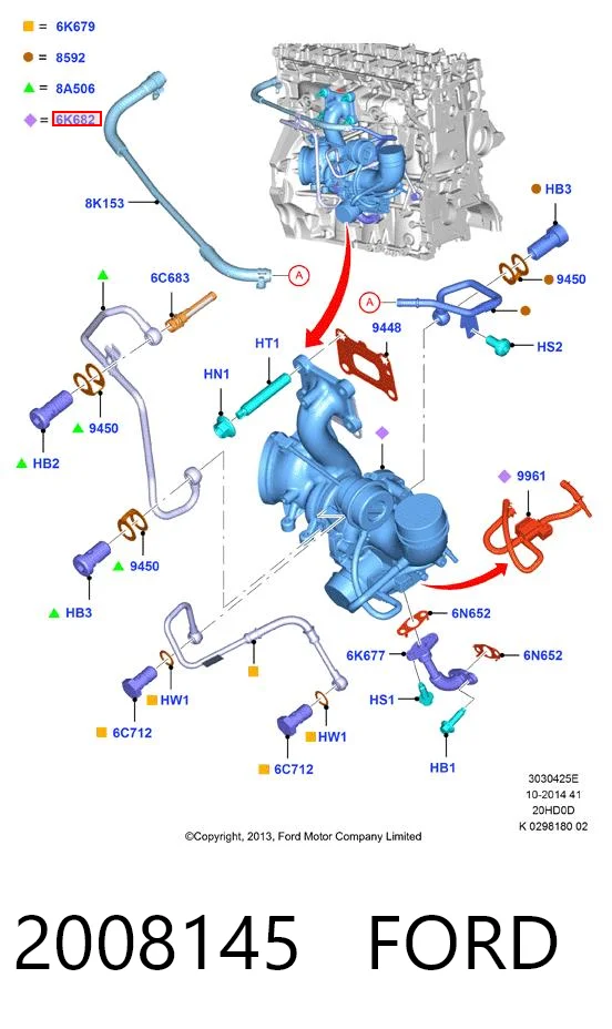 2008145 Ford Turbina