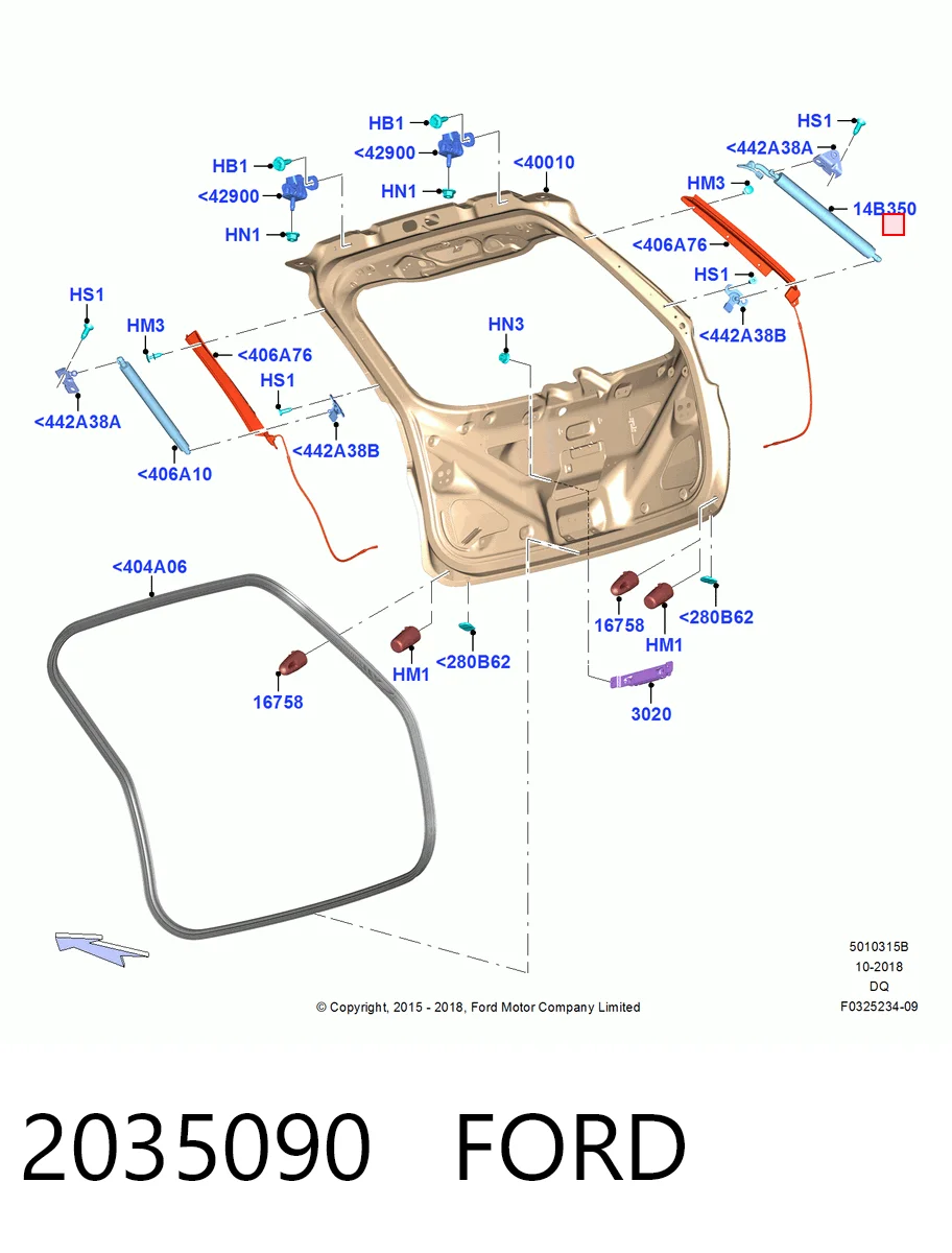  do Ford Edge  (CD539)