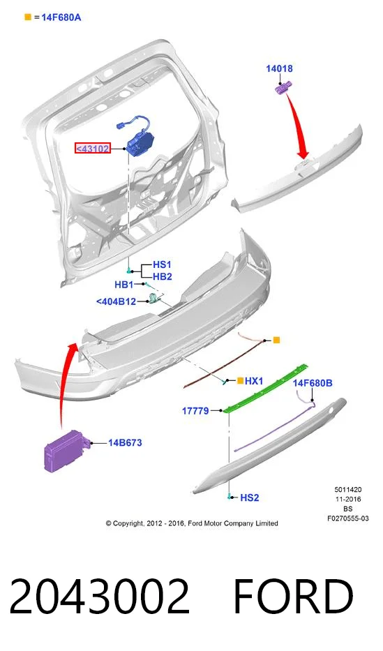 2043002 Ford