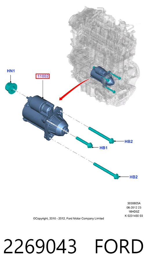 2269043 Ford