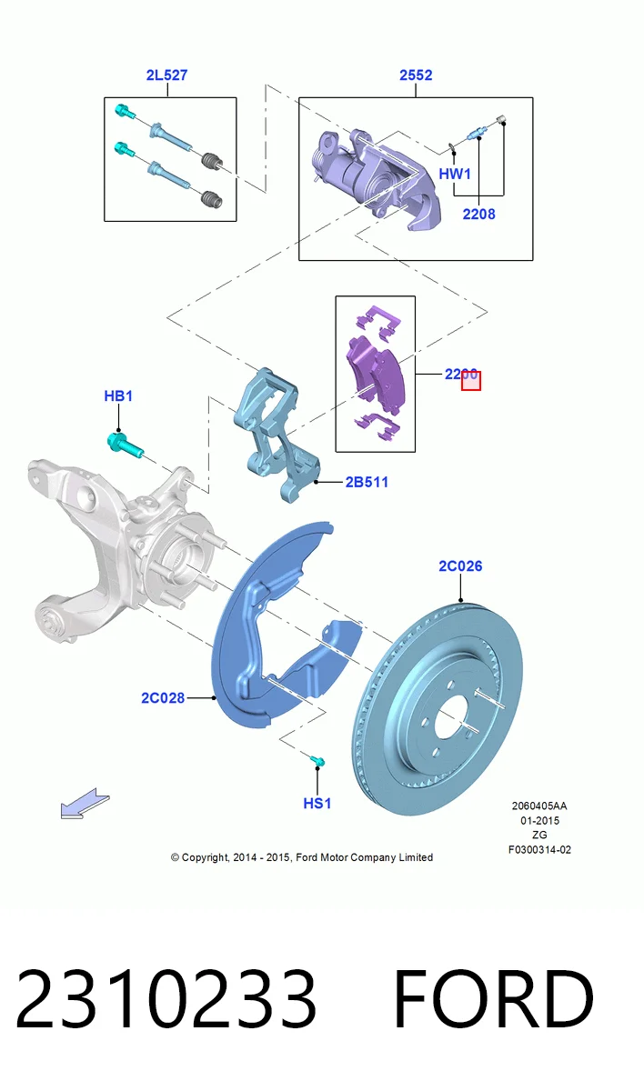2310233 Ford