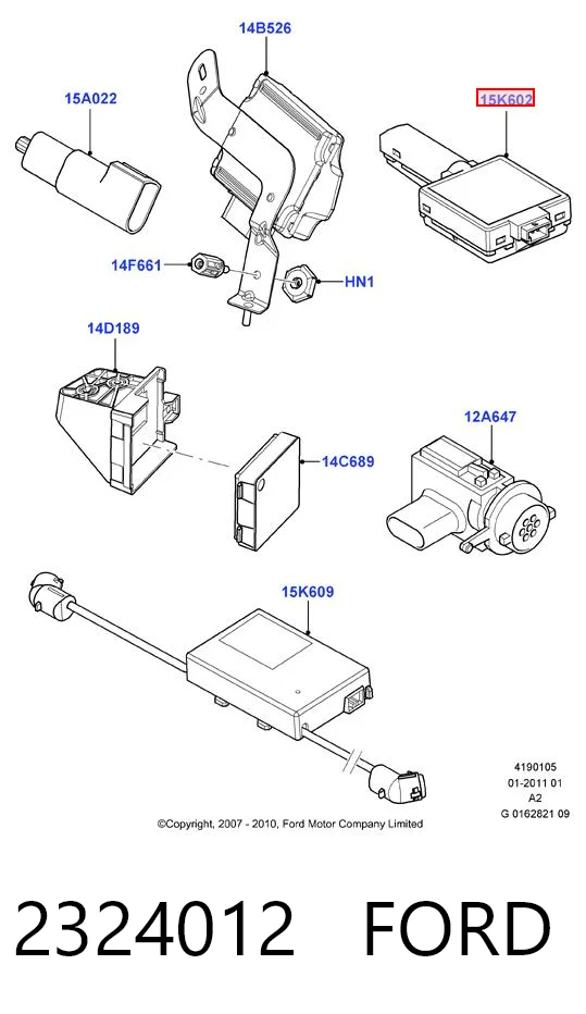 6G9T15K602AB Land Rover 