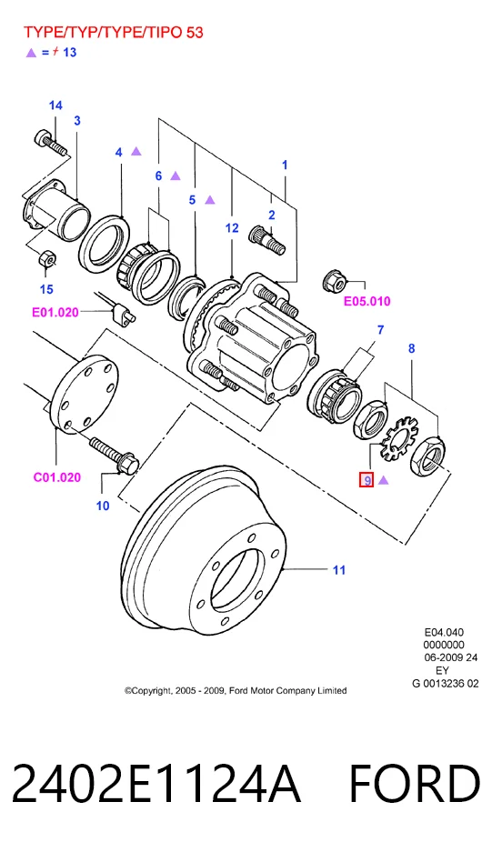 2402E1124A Ford