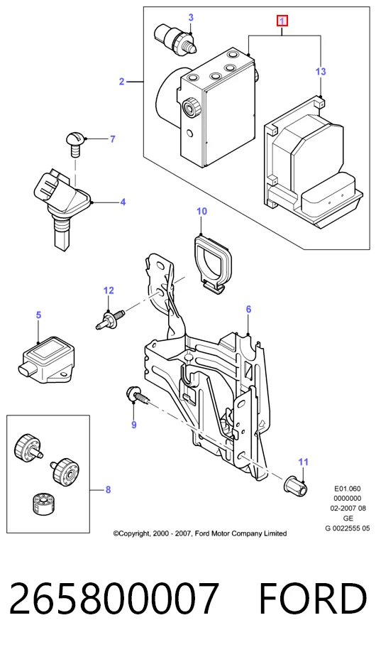  Sterownik ABS  hydrauliczny Ford Mondeo 3