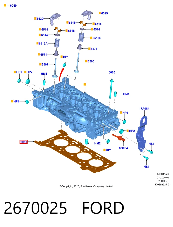 2670025 Ford