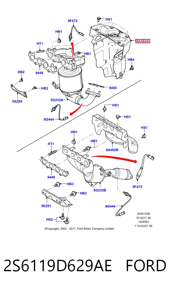 2S6119D629AE Ford Sprężarka klimatyzacji