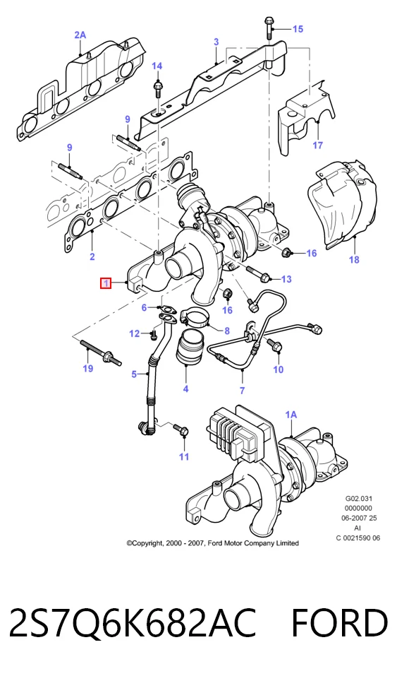  Turbina Ford Mondeo 3