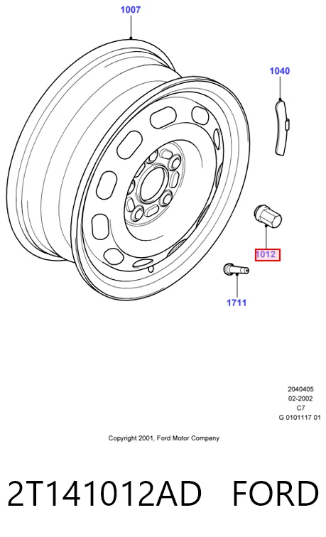 2T141012AD Ford