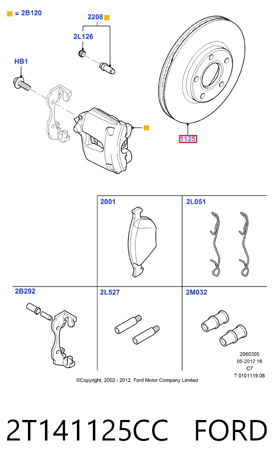 2T141125CC Ford