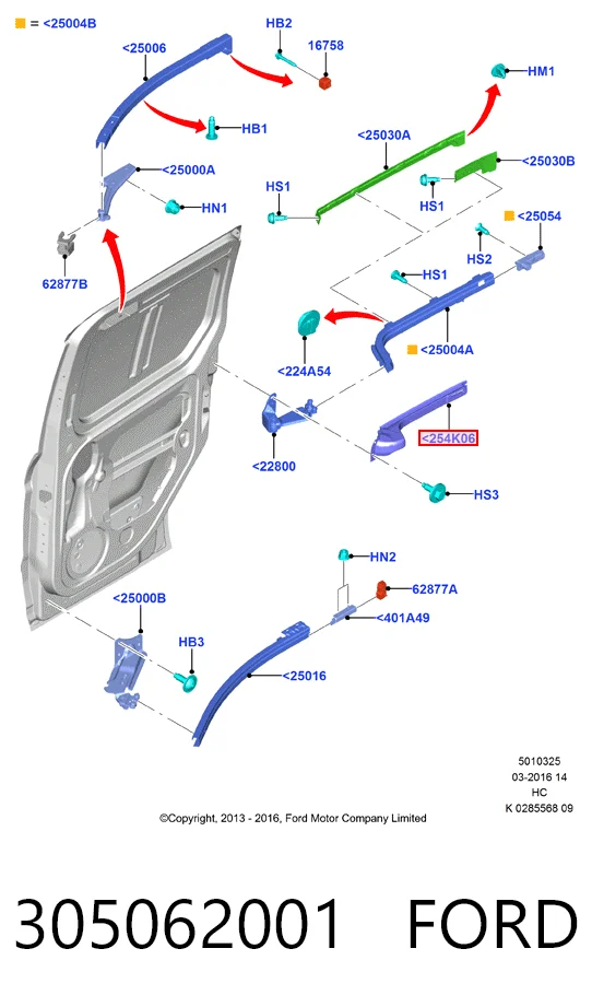 Lampa przeciwmgielna lewa do Ford Mondeo III B4Y
