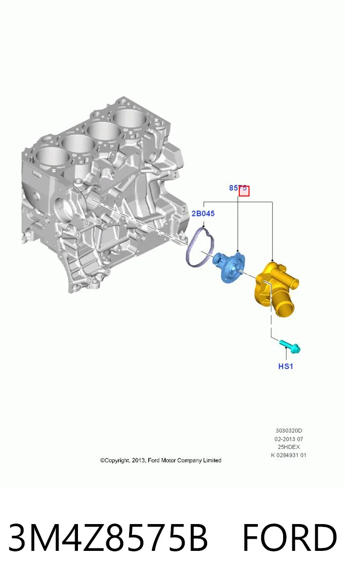 3M4Z8575B Ford