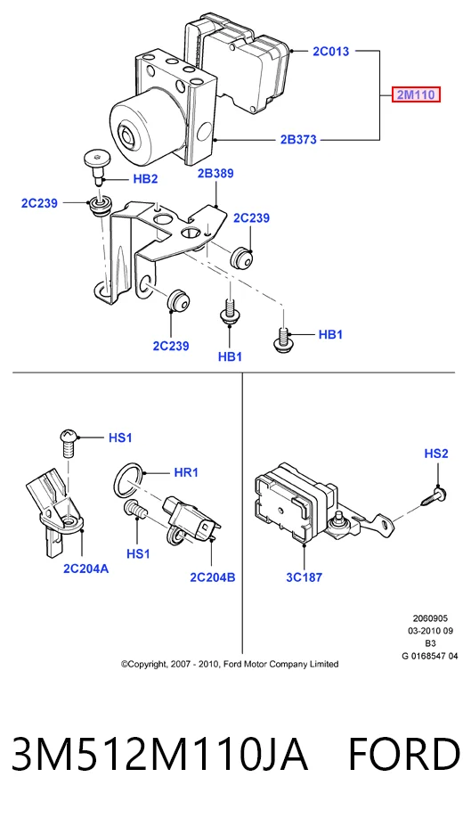  Sterownik ABS  hydrauliczny Ford Focus 2