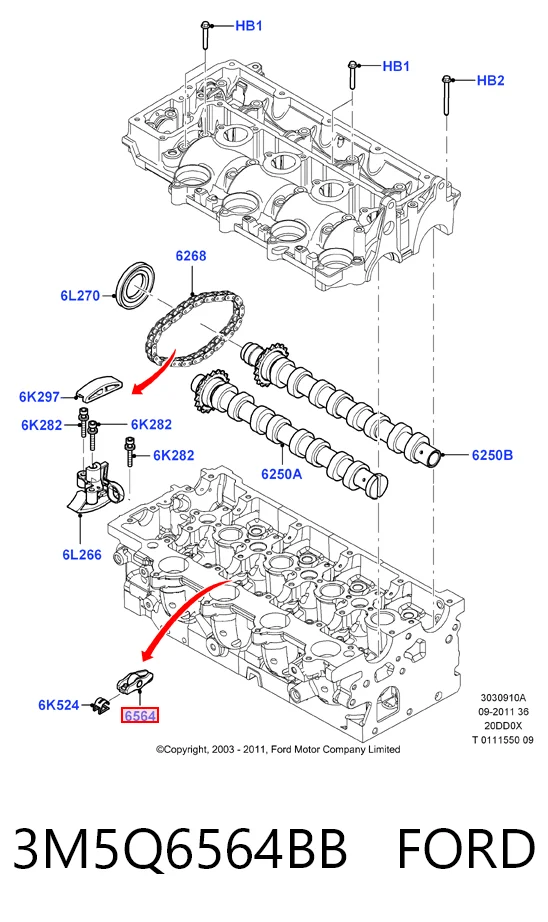 3M5Q6564BB Ford