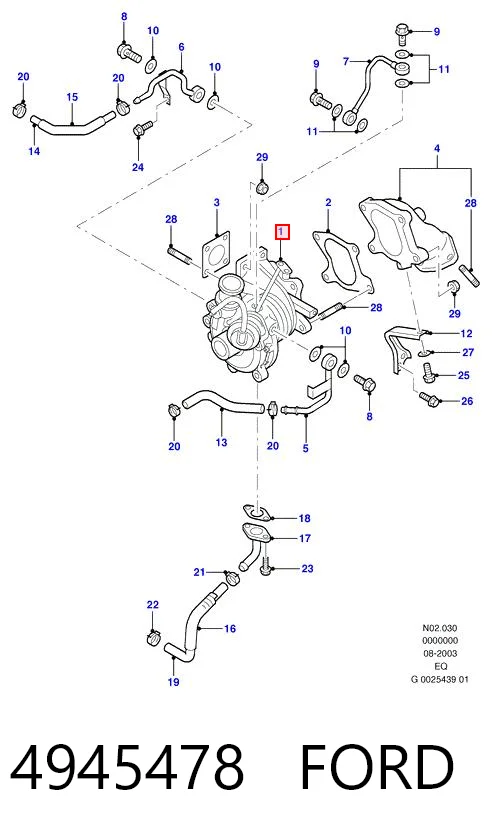 Turbina do Ford Ranger  ER