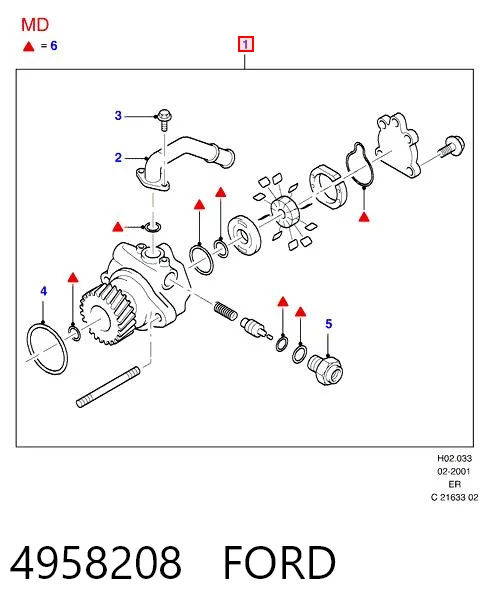 Pompa wspomagania hydraulicznego kierownicy Ford Ranger ulec poprawie (ER) (1999 - 2003) cena, od 152,16 USD